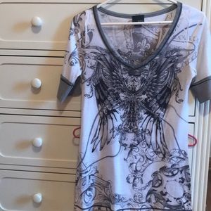 graphic day trip quarter sleeve tee